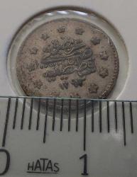 1293-19 GÜMÜŞ 1 KURUŞ SULTAN II.ABDÜLHAMİT DÖNEMİ ORİJİNAL ÇİLALTI ppp2y1 NADİRDİR