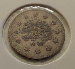 1293-19 GÜMÜŞ 1 KURUŞ SULTAN II.ABDÜLHAMİT DÖNEMİ ORİJİNAL ÇİLALTI ppp2y1 NADİRDİR