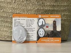 2022 - Eskişehir Sivrihisar Saat Kulesi Darphane Sertifikalı Gümüş Hatıra Para - Çil