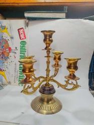 BEŞ KOLLU ESKİ PİRİNÇ ŞAMDAN