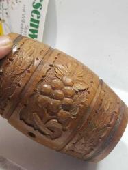 P70-------AHŞAP DEKORATİF EL DEKORLU KÜÇÜK FIÇI