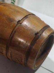 P70-------AHŞAP DEKORATİF EL DEKORLU KÜÇÜK FIÇI