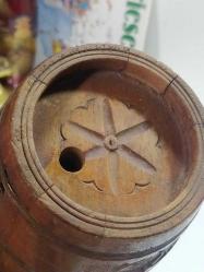 P70-------AHŞAP DEKORATİF EL DEKORLU KÜÇÜK FIÇI