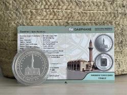2021 - Karaman Yunus Emre Türbesi Darphane Sertifikalı Gümüş Hatıra Parası - Çil