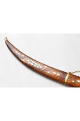 85 Cm Dekoratif El İşi Sedef İşlemeli Kılıç