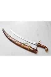 85 Cm Dekoratif El İşi Sedef İşlemeli Kılıç