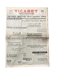 Piyale Makarnaları Fabrikası - Tam sayfa haber / 21 Eylül 1956 tarihli Ticaret Gazetesi