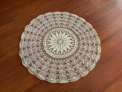 ANTİKA EL İŞİ DANTEL FİSKOS ÖRTÜSÜ