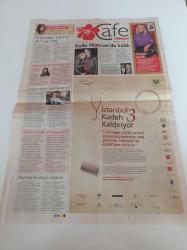 Milliyet Cafe Gazetesi - 12 Kasım 2008 - Halit Ergenç - Tan Sağtürk - Bergüzar Korel - Southfork'ta 30. Yıl Partisi - Hande Soral - Dallas Dizisi - Korku Filminde Tolga Karel Krizi - Arap Kızı Özgü Namal - İzzet Günay - Ali Sunal