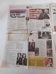 Milliyet Cafe Gazetesi - 17 Mart 2008 - Okan Bayülgen'in Makinası Disco Kralı Olacak - Eurovision'da Puanı Cimri Gruba Düştük - Sedef Kabaş - Sarp Apak'ın Reinada Mankenlerle Poz Vermesi Yasak - Tolga Çevik - Salih Kalyon - Mor Ve Ötesi
