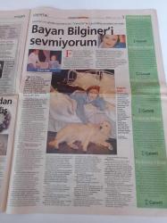 Milliyet Pazar Gazetesi - 21 Ocak 2001 - Samatya'nın İkinci Baharı- Surp Kevok Kilisesi - Televizyonda Cinayet Var Karanlıkta Koşanlar Dizisi - Haluk Bilginer - Uğur Yücel - Ahmet Ümit - Zuhal Olcay - Candan Erçetin - Gani Müjde - Fazıl Say