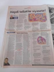 Milliyet Pazar Gazetesi - 21 Ocak 2001 - Samatya'nın İkinci Baharı- Surp Kevok Kilisesi - Televizyonda Cinayet Var Karanlıkta Koşanlar Dizisi - Haluk Bilginer - Uğur Yücel - Ahmet Ümit - Zuhal Olcay - Candan Erçetin - Gani Müjde - Fazıl Say