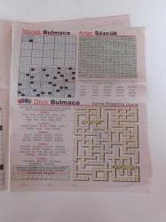 Hürriyet Bil Bul Bulmaca Gazetesi - 16 Nisan 2016- Kelime Bulmaca - Sayı Bulmaca - Rakamlı Mantık Oyunu - Mozaik Bulmaca -  Zincir Bulmaca - Kelime Birleştirme Oyunu - Neşet Ertaş Fotoğrafı - Ahmet Altan Fotoğrafı