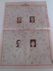 Milliyet Bulmaca Gazetesi - 22 Mart 2008 - Tolga Çevik Fotoğrafı - Fikret Kuşkan Fotoğraf - Melisa Sözen Fotoğrafı - Nejat İşler Fotoğrafı- Vildan Atasever Fotoğrafı - Güncel Bulmaca - Kolay Bulmaca - Kakuro - Uzman Bulmaca - Sudoku