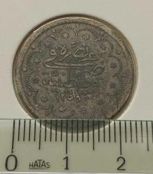 1255-14 GÜMÜŞ 5 KURUŞ SULTAN ABDÜLMECİD DÖNEMİ ORİJİNAL ÇOK TEMİZ 2ŞŞ1VV1 ÇOK NADİRDİR