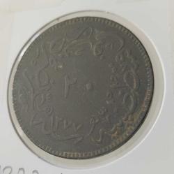 1277-4 SULTAN ABDÜLAZİZ BAKIR 20 PARA ORİJİNAL ÇOK ÇOK TEMİZ 2NN2Ş