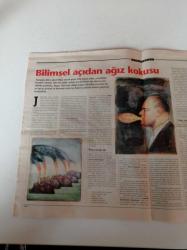 Cumhuriyet Bilim Teknik Gazetesi - 27 Nisan 2002 - Sayı 788 - Bilimsel Açıdan Ağız Kokusu - Nano Teknolojilede Devrime Doğru - Sigara Ve Akıl Hastalıkları Arasında Bir İlişki Var Mı - Türk Şirketlerim Teknoloji İçin Yarışıyor - ATTAC Reçetesi Ve Bir Tartışma - Aslan 3. Kez Bir Antilop Yavrusunu Evlat Edindi