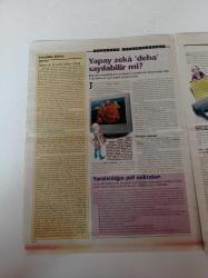 Cumhuriyet Bilim Teknik Gazetesi - 15 Aralık 2001 - Sayı 769 - Beyinde Sabit Bellek'in İzi Bulundu - Yapay Zeka Deha Sayılır Mı - Meme Kanseri 2001 - Avrupa'da Yabancı Dil Olarak Türkçe - 5 Kişi İçin 1 Kişiyi Feda - Erkek Süt Dökmüş Kedi Oluyor - Rektörler Ve Gerçekler - Tübitak Yayın Etiği Kurulu Kuruldu - Türkiye'de Çilek Domatesi