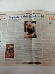 Cumhuriyet Bilim Teknik Gazetesi - 15 Aralık 2001 - Sayı 769 - Beyinde Sabit Bellek'in İzi Bulundu - Yapay Zeka Deha Sayılır Mı - Meme Kanseri 2001 - Avrupa'da Yabancı Dil Olarak Türkçe - 5 Kişi İçin 1 Kişiyi Feda - Erkek Süt Dökmüş Kedi Oluyor - Rektörler Ve Gerçekler - Tübitak Yayın Etiği Kurulu Kuruldu - Türkiye'de Çilek Domatesi