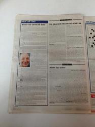 Cumhuriyet Bilim Teknik Gazetesi - 15 Aralık 2001 - Sayı 769 - Beyinde Sabit Bellek'in İzi Bulundu - Yapay Zeka Deha Sayılır Mı - Meme Kanseri 2001 - Avrupa'da Yabancı Dil Olarak Türkçe - 5 Kişi İçin 1 Kişiyi Feda - Erkek Süt Dökmüş Kedi Oluyor - Rektörler Ve Gerçekler - Tübitak Yayın Etiği Kurulu Kuruldu - Türkiye'de Çilek Domatesi