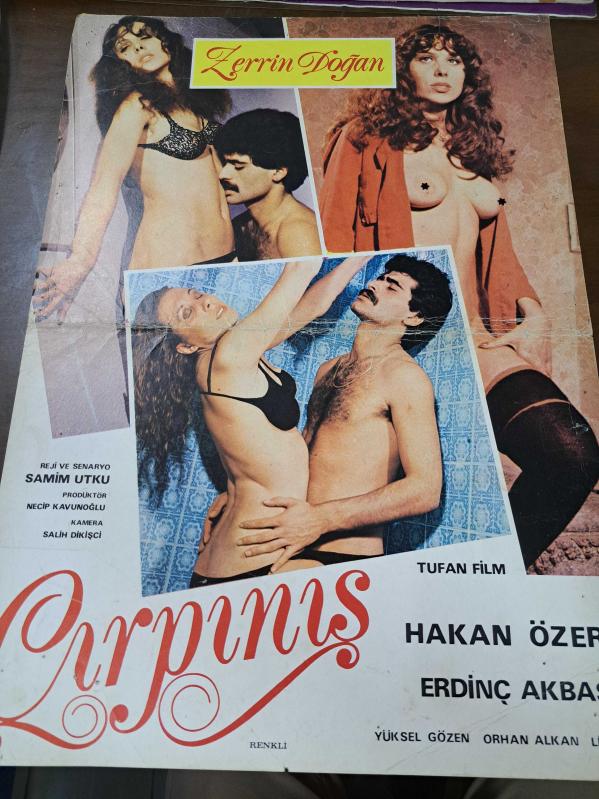 Çırpınış Filmi Lobi kartı No 1 Lobby Cards Hakan Özer  