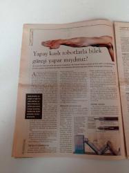 Cumhuriyet Bilim Teknoloji Gazetesi - 29 Eylül 2006 - Sayı 1019 - Tarihin En Büyük Bilimsel  Keşfi -- Ati Teknoloji Merkezi -Herkesin Potansiyel Bağımlı Olduğu Çağa Girdik - Yapay Kaslı Robotlarla Bilek Güreşi Yapar Mıydınız - Haydi Büyükler Aşıya - Disiplinler Arası İşbirliği