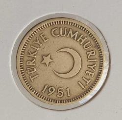 1951 YILI ORJİNAL MADENİ PİRİNÇ 10 ON KURUŞ NADİRDİR OOO2Y3 ÇİLALTI