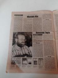Cumhuriyet Kitap - 20 Nisan 2000- Sayı 531 - Ahmed Arif- Hasret Gültekin - Rahmi Saltuk -Mustafa Köz Fotoğrafı - Hep Şiir İçin Atan Bir Yürek Mustafa Köz - Eleştiri Günlüğü - Ann Chamberlin - Gültekin Emre - Gülten Akın - Safiye Sultan - Mahur Beste