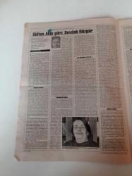 Cumhuriyet Kitap - 20 Nisan 2000- Sayı 531 - Ahmed Arif- Hasret Gültekin - Rahmi Saltuk -Mustafa Köz Fotoğrafı - Hep Şiir İçin Atan Bir Yürek Mustafa Köz - Eleştiri Günlüğü - Ann Chamberlin - Gültekin Emre - Gülten Akın - Safiye Sultan - Mahur Beste