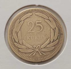 1948 PİRİNÇ 25 KURUŞ ORİJİNAL MADENİ PARA 3P2WW1 ÇOK TEMİZ