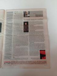 Cumhuriyet Kitap Gazetesi - 8 Haziran 2006 - Sayı 851 - Türkan Saylan Radyo Cumhuriyet Söyleşileri - Selçuk Altun Kitap Cenneti Buenos Aires'ten Notlar - Rıza Kıraç Araf'ta Bir Melek - Enis Batur - Pervasız Pertavsız - Piraye Şengel'in Polisiye Kitabı Ay Çöreği - Italo Svevo