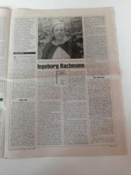 Cumhuriyet Kitap Gazetesi - 2 Ocak 1997 - Sayı 359 - Yüzyılımızı Anlatan Bir Tarihçi Eric J. Hobsbawn- Necdet Neydim Ödüllü Dört Çocuk Kitabını Değerlendirdi - Hasan Erkek İngeborg Bachmann'ın Radyo Oyunlarını Değerlendirdi - İskender Savaşır Bejan Matur'un Şiirini Değerlendirdi - Kaan Arslanoğlu İle Romanları Üzerine Söyleştik