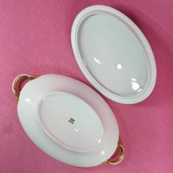 ANTİKA AVRUPA KPM ALTIN YALDIZ DEKORLU PORSELEN ÇORBALIK