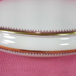 ANTİKA AVRUPA KPM ALTIN YALDIZ DEKORLU PORSELEN ÇORBALIK