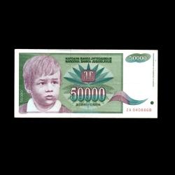 YUGOSLAVYA (1992) - 50.000 Dinar (ÇT-ÇÇT 7,5/10) 
