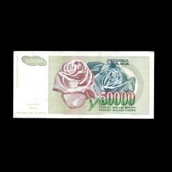 YUGOSLAVYA (1992) - 50.000 Dinar (ÇT-ÇÇT 7,5/10) 