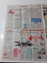 Milliyet Cuma Gazetesi - 11 Temmuz 2003 - İstanbul Teknik Üniversitesi Modacı Yetiştirecek - Dilara Endican - Hülya Avşar - Tarkan - HP Hizmetler Ülke Direktörü Resan Yüner - Sabancı Holding Reklam Ve Halkla İlişkiler Müdürü Arzu Çekirge Paksoy Fotoğrafı - Sabancı Holding İkinci Üniversitem - Garanti Bankası Genel Müdürü Akın Öngör