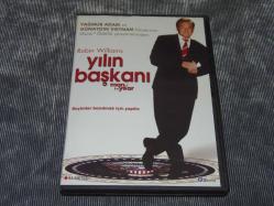 YILIN BAŞKANI-MAN OF THE YEAR-ROBIN WILLIAMS--SIFIR AYARINDA TEMİZ DVD FİLMDİR.