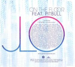 JENNIFER LOPEZ - ON THE FLOOR MAXI SINGLE 2011 CD