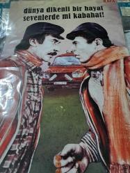 Kafa dergisi arkalı önlü posteri: 1)Selvi  Boylum Al Yazmalım Film - Afişi - Movie Poster - Türkan Şoray- Kadir İnanır- Ahmet Mekin - Nurhan Nur - Hülya Tuğlu- Cengiz Sezici - İhsan Yüce - Elif İnci- Atıf Yılmaz- Arif Keskiner- Ali Özgentürk- Çetin Tunca - Cahit Berkay- Cengiz Aytmatov - İlyas Salman- Şener Şen