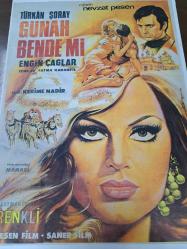 Günah Bende Mi - Film Afişi - No: 1 - Movie Poster - Türkan Şoray- Engin Çağlar - Cenk Er - Fatma Karanfil- Kerime Nadir - Nevzat Pesen - Pesen Film- Saner Film