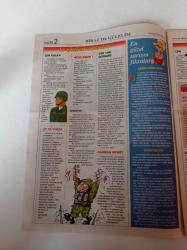 Vatan Fıkralar Gazetesi - 24 Ocak 2005 - Nasreddin Hoca Fıkraları - En Güzel Karışık Fıkralar - En Güzel Avcı Fıkraları - Jean Claude Van Damme - Ünlülerin En Çok Güldüğü Fıkralar - En Güzel Okul Fıkraları - En Güzel Temel Fıkraları - En Güzel Sarışın Fıkraları - En Güzel Asker Fıkraları - En Güzel Doktor Fıkraları - En Güzel Flört Fıkraları - En Güzel Hayvan Fıkraları