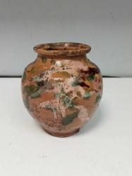 Antika Çok Yaşlı Sırlı Kınık Toprak Küp