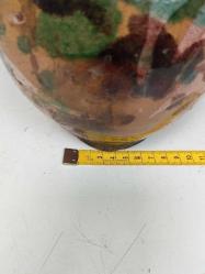 Antika Çok Yaşlı Sırlı Kınık Toprak Küp