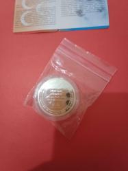 Alparslan Türkeş Hatıra Gümüş Para Cumhurlyet Dönemi Türk Siyasetçileri No:3 Çil 925 ayar 31.10 gr.Gümüş