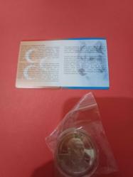 Alparslan Türkeş Hatıra Gümüş Para Cumhurlyet Dönemi Türk Siyasetçileri No:3 Çil 925 ayar 31.10 gr.Gümüş