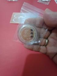 Alparslan Türkeş Hatıra Gümüş Para Cumhurlyet Dönemi Türk Siyasetçileri No:3 Çil 925 ayar 31.10 gr.Gümüş