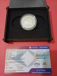 Togg Hatıra Gümüş Para