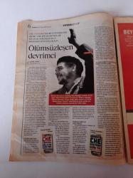 Vatan Kitap Gazetesi - 15 Kasım 2007 - Sayı 44 -  Soner Yalçın Oradaydım-- Eddie Anter Kumbara - Hıfzı Topuz- Erdal İnönü Fotoğrafı - Efsane Devrimci Che Guevara - Gerçekçi Ol İmkansızı İste - Hasan Ali Toptaş - Meltem Arıkan Oyunu Bozuyor - Ayşe Kulin - Veda