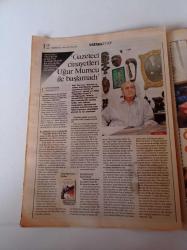 Vatan Kitap Gazetesi - 15 Kasım 2007 - Sayı 44 -  Soner Yalçın Oradaydım-- Eddie Anter Kumbara - Hıfzı Topuz- Erdal İnönü Fotoğrafı - Efsane Devrimci Che Guevara - Gerçekçi Ol İmkansızı İste - Hasan Ali Toptaş - Meltem Arıkan Oyunu Bozuyor - Ayşe Kulin - Veda